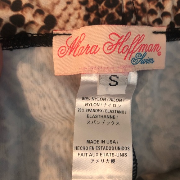 Mara Hoffman Swim Python Print Leggings Small - Picture 2 of 3